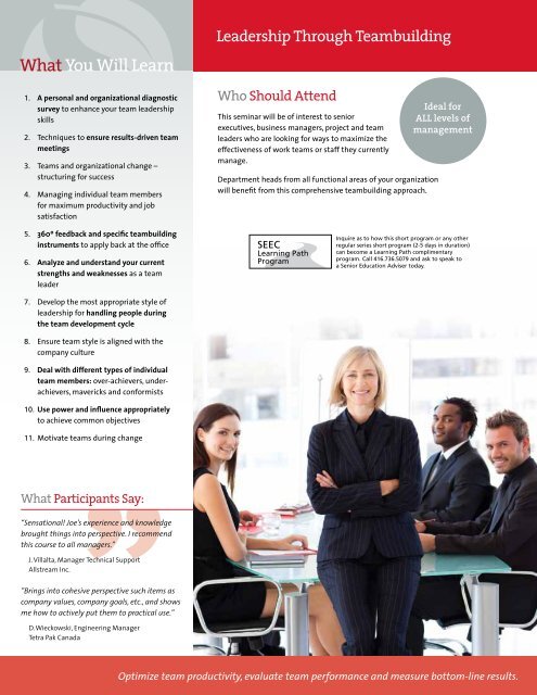 Download PDF Brochure - Schulich Executive Education Centre ...