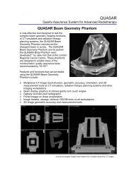 Quasar Beam Geometry CT Phantom - SeeDos, UK