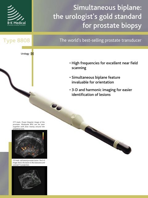 Transducer probe 8808 brochure in pdf format - SeeDos, UK