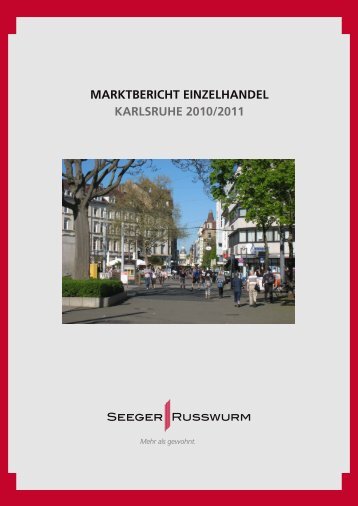 marktbericht einzelhandel karlsruhe 2010/2011 - SEEGER ...