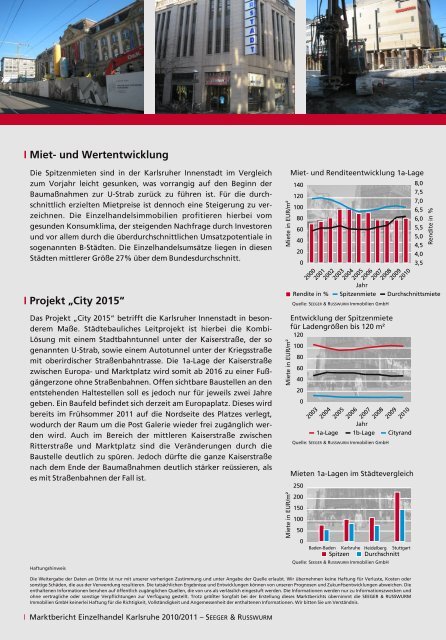 marktbericht einzelhandel karlsruhe 2010/2011 - SEEGER ...