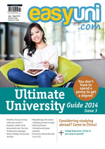 easyuni Ultimate University Guide 2014: Issue 3