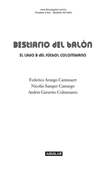 Primeras pÃ¡ginas de Bestiario del balÃ³n - Aguilar