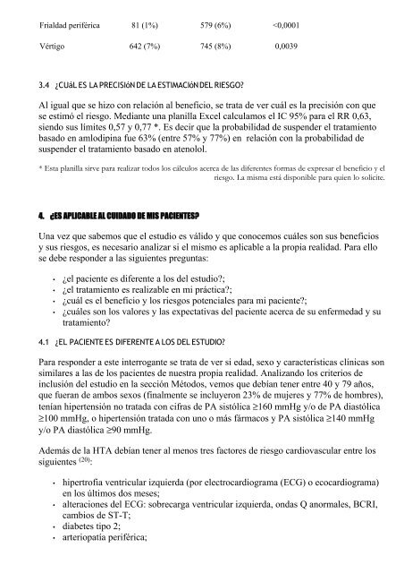 CÃ³mo analizar un ensayo clÃ­nico: el estudio ASCOT-BPLA - SciELO