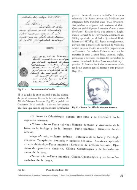 EvoluciÃ³n histÃ³rica de los estudios de OdontologÃ­a en el ... - SciELO