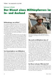 Der Dienst eines MilitÃ¤rpfarrers im In- und Ausland - Seelscheid.de