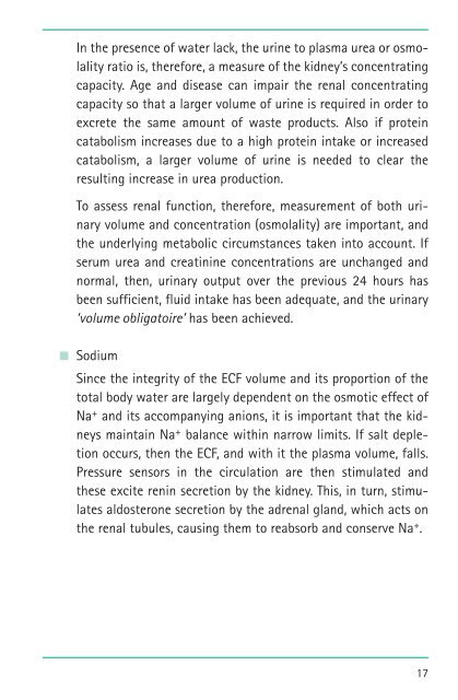 Basic Concepts of Fluid and Electrolyte Therapy