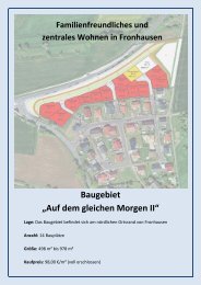 Baugebiet „Auf dem gleichen Morgen II“ - Fronhausen