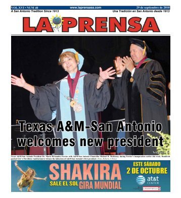 Texas A&M-San Antonio welcomes new president - La Prensa De ...