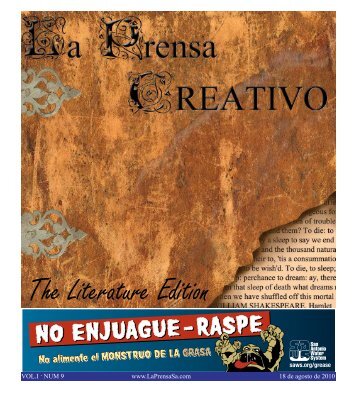 The Literature Edition - La Prensa De San Antonio