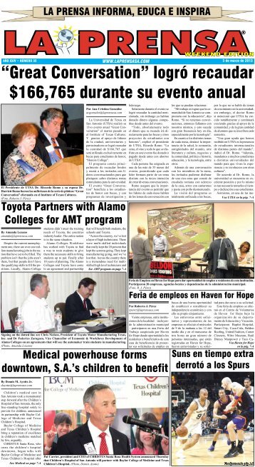 3 de marzo de 2013 - La Prensa De San Antonio