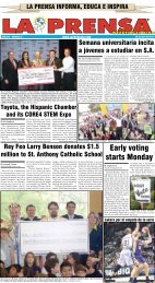 Early voting starts Monday - La Prensa De San Antonio