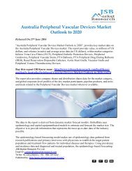 Australia Peripheral Vascular Devices Market Outlook to 2020