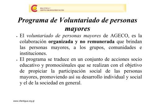 CURSO COOPERACIÓN SOCIAL Y VOLUNTARIADO: EL ...