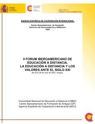 II FORUM IBEROAMERICANO DE EDUCACIÓN A DISTANCIA. LA ...