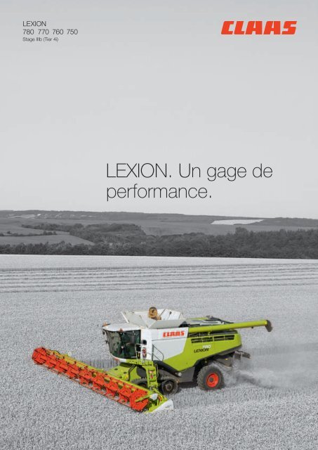 Claas - Un pilotage des outils à trois points