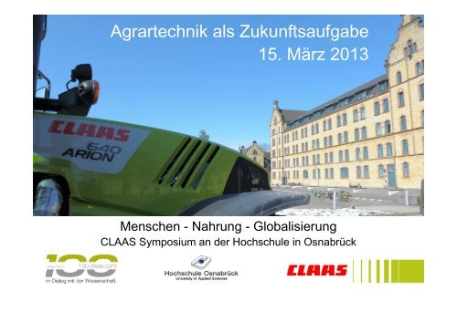 Impressionen CLAAS Symposium