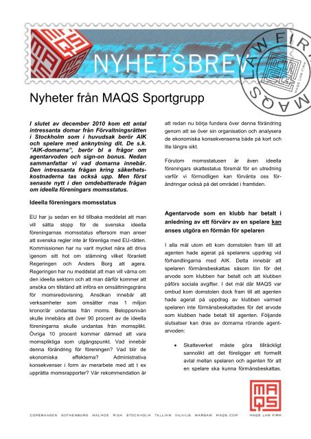 MAQS Sportgrupp nyhetsbrev 1 2011.pdf, 334.79 KB