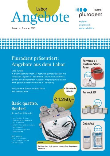 Angebote aus dem Labor - Pluradent Austria GmbH