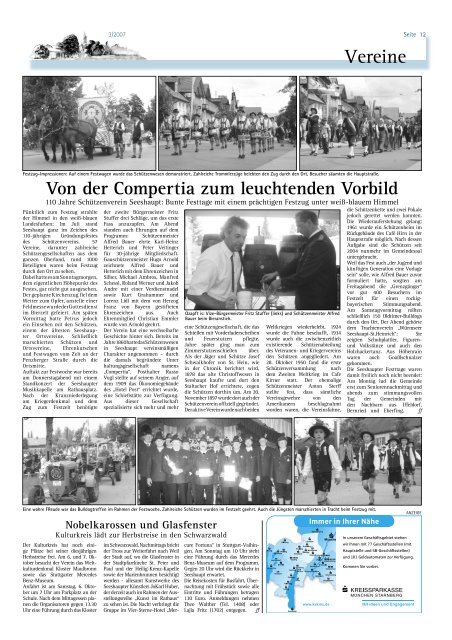 Vereine - Dorfzeitung Seeshaupt