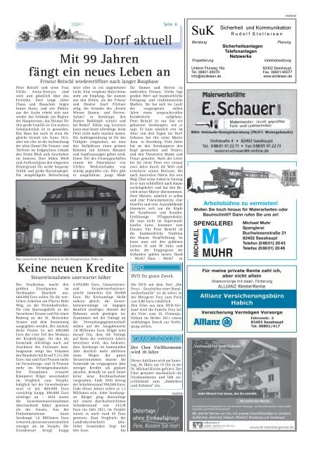 Dorf aktuell - Dorfzeitung Seeshaupt