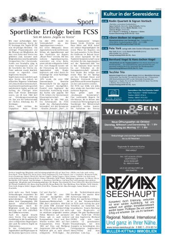 Sport - Dorfzeitung Seeshaupt