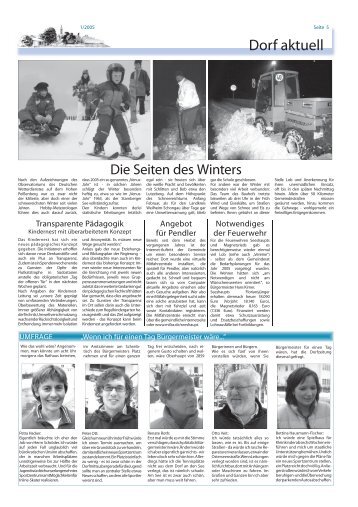 richten Dorf aktuell - Dorfzeitung Seeshaupt