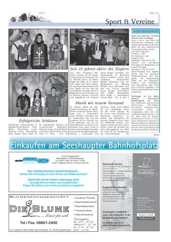 Sport & Vereine - Dorfzeitung Seeshaupt