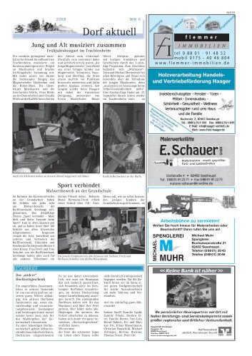 Dorf aktuell - Dorfzeitung Seeshaupt