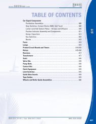 TABLE OF CONTENTS - SEES Inc.