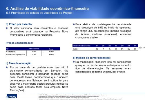 Projeto Nova Fonte Nova Estudo de viabilidade - Secretaria da ...