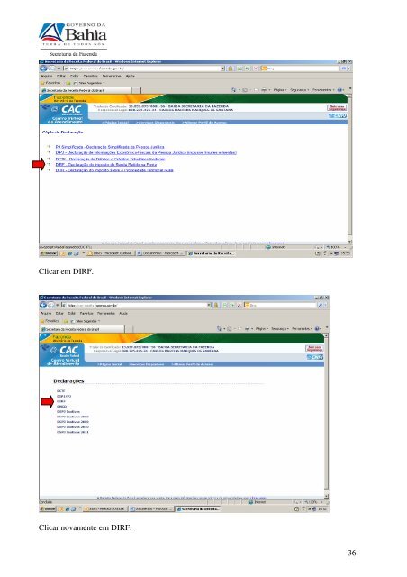 CARTILHA PARA EMISSÃO DA DIRF NO ESTADO DA ... - Sefaz BA
