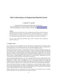 Video Conferencing as an Engineering Education System - SEFI