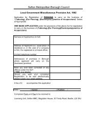 Ear tattoo application form - Sefton Council