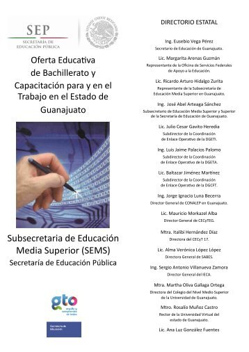 Oferta educativa EMS - Inicio