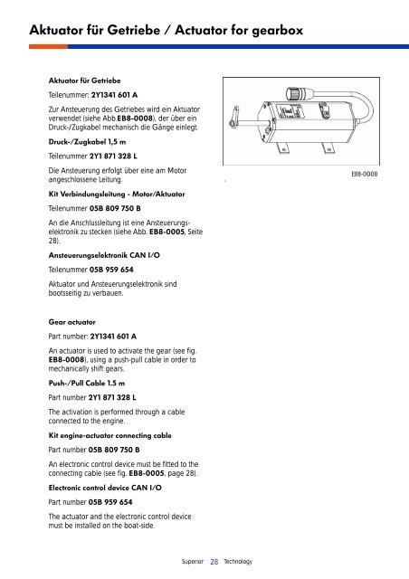 Boo tsmotoren von Boat engines from V olksw agen Marine