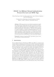 EMAP: An Efficient Mutual-Authentication Protocol for Low-cost RFID ...