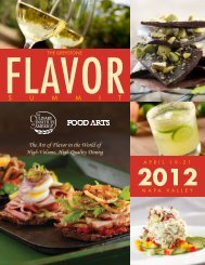 The Art of Flavor in the World of High-Volume ... - CIAProChef.com