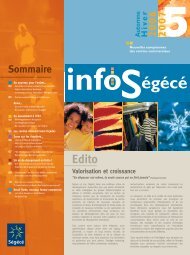 info Ã©gÃ©cÃ© - Segece