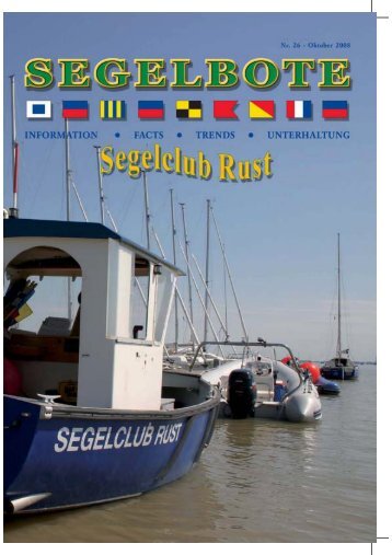 fahrtensegeln jois - SCR Segelclub Rust