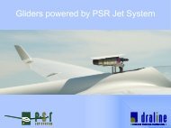 Gliders powered by PSR Jet System - Segelflug.de