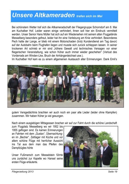 Fliegerzeitung 2013 Seite 1 - Segelflug.de