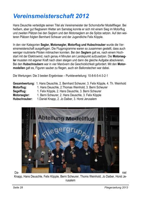 Fliegerzeitung 2013 Seite 1 - Segelflug.de