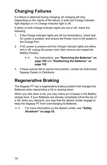 Reference Manual - Segway