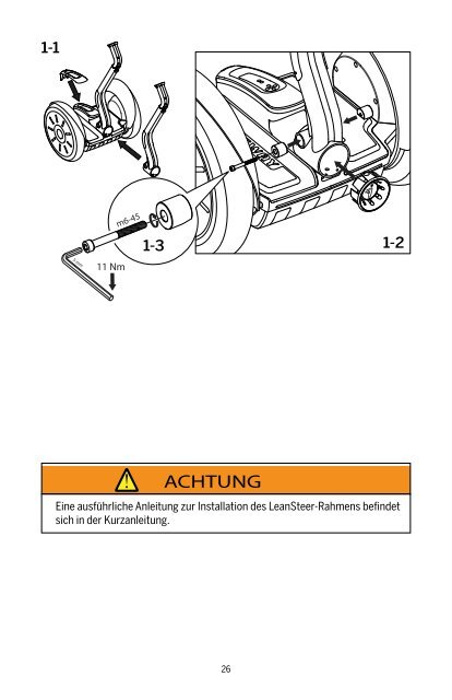 SegwayÂ® PT i2 and x2 Patroller Installation Instructions