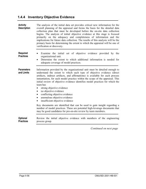 Standard CMMI Appraisal Method for Process Improvement (SCAMPI)