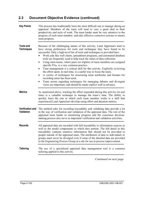 Standard CMMI Appraisal Method for Process Improvement (SCAMPI)