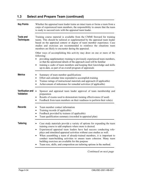 Standard CMMI Appraisal Method for Process Improvement (SCAMPI)