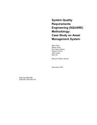 System Quality Requirements Engineering (SQUARE) - Software ...