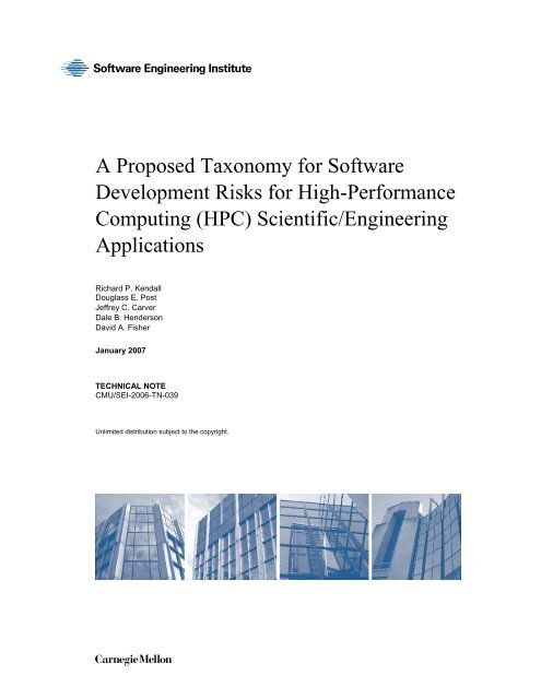 A Proposed Taxonomy for Software Development Risks for High ...